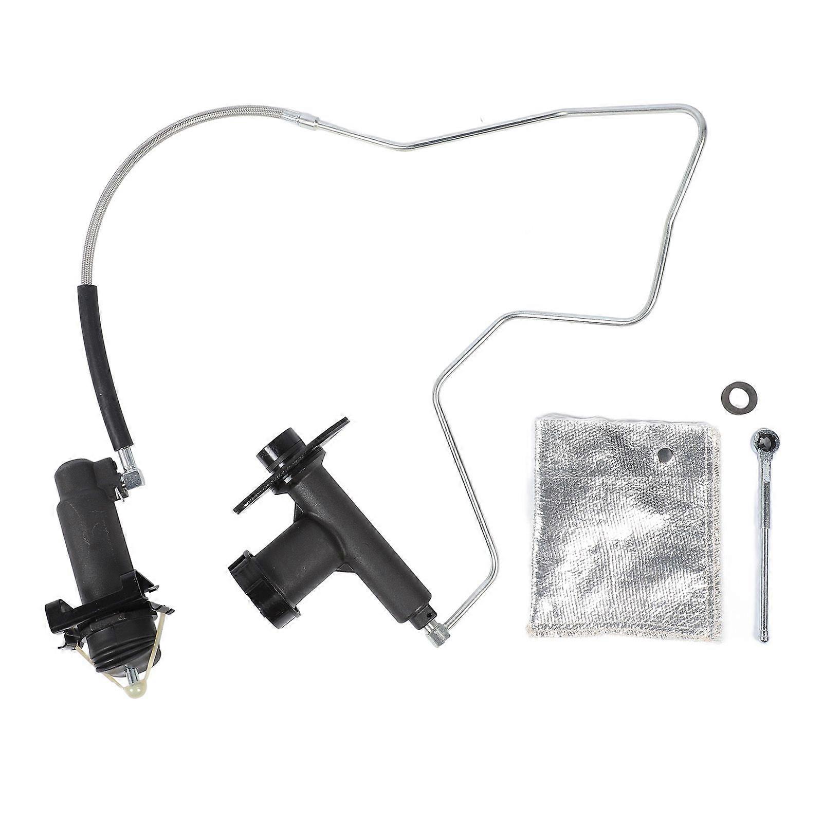 4PCS Clutch Master and Slave Cylinder Assembly 136.65513 Stable Performance for F Super Duty Base XL XLT MK5527