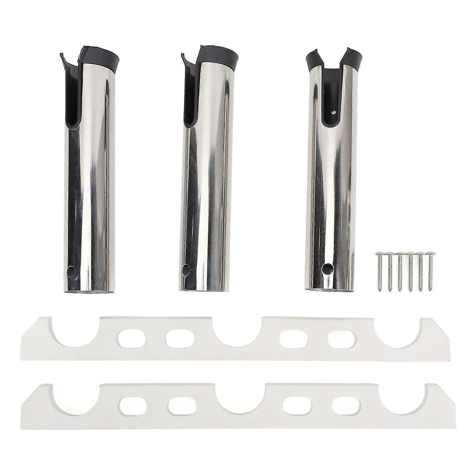 ボート釣り竿ホルダー3リンクチューブマリンヨットキャンピングカーRV釣りボートMK1937用ステンレス鋼釣り竿ラック