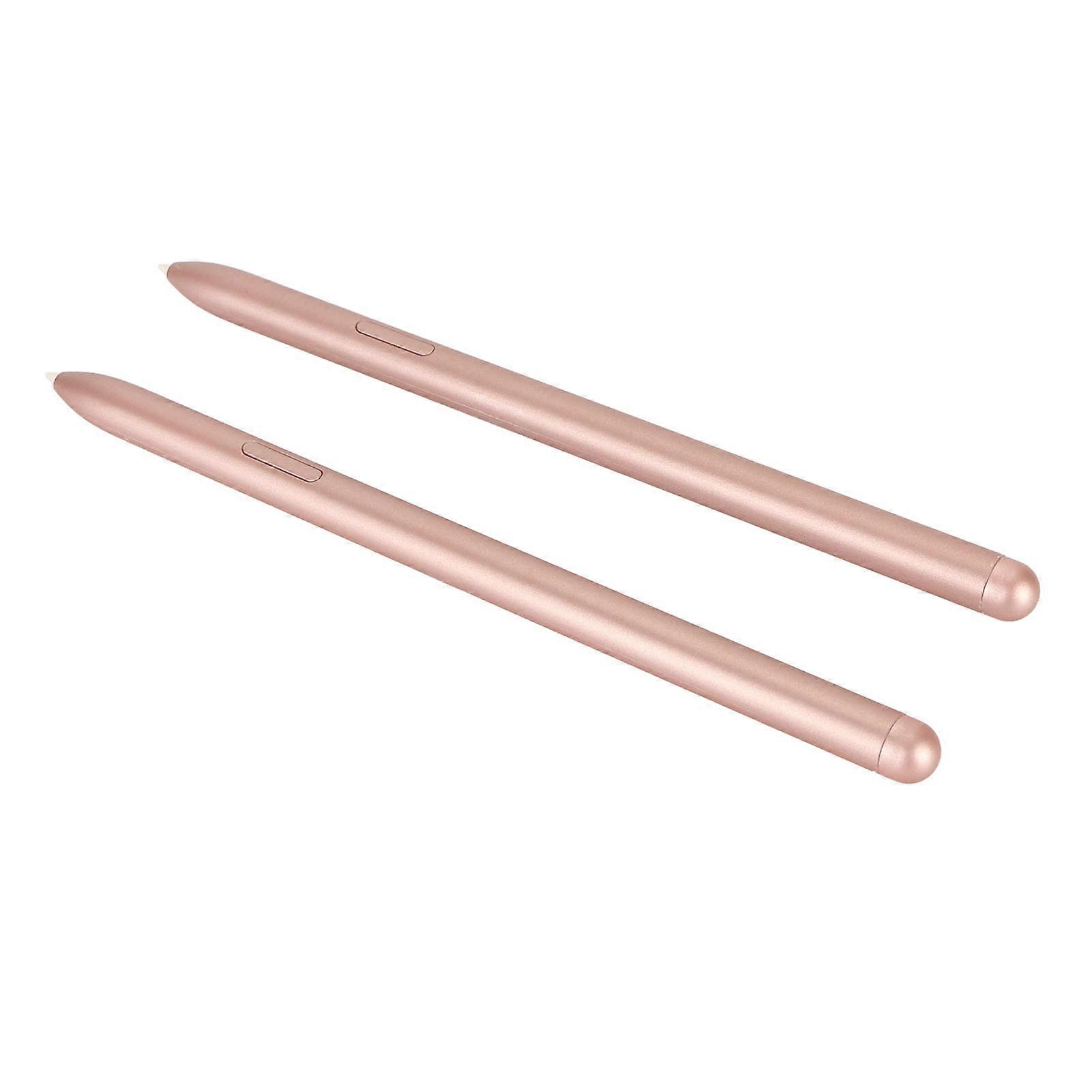2Pcs Stylus for Tab S7 Magnetic 4096 Pressure Level Menu Function Precise Control Durable Smart Pen with Accessories Brown 