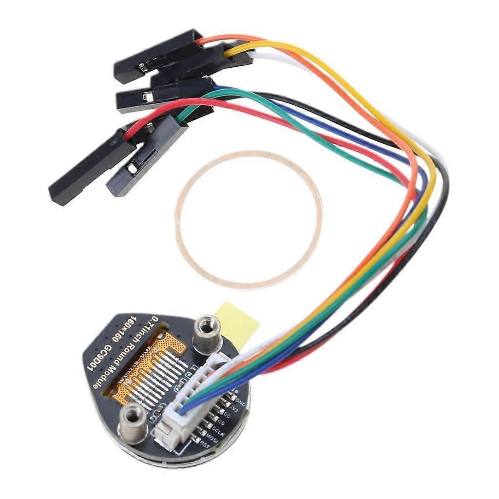 0.71inch Round LCD Display Screen, IPS Panel 160x160Pixels Electronic EYE