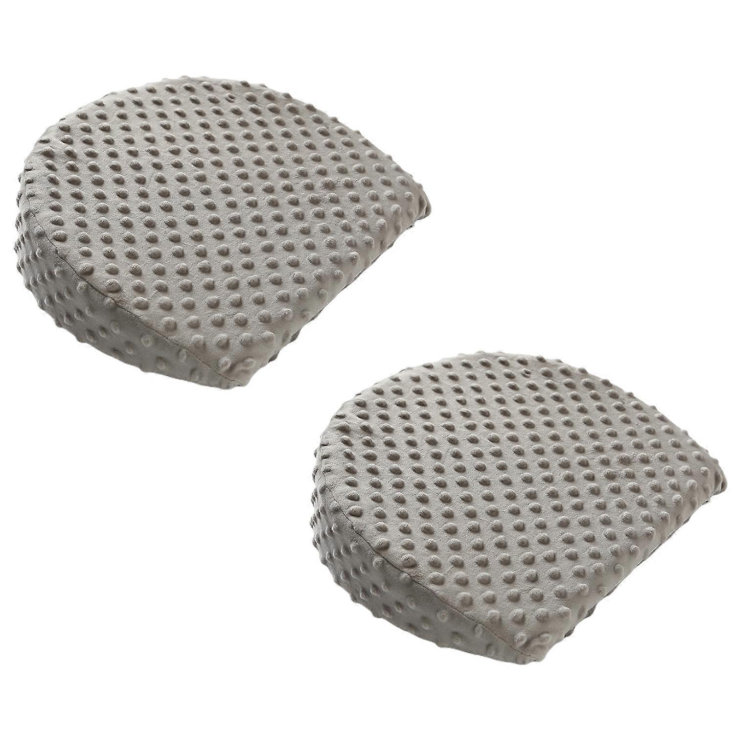 Pack of 2 Maternity Lumbar Side Sleeper Wedge Pillows - Grey