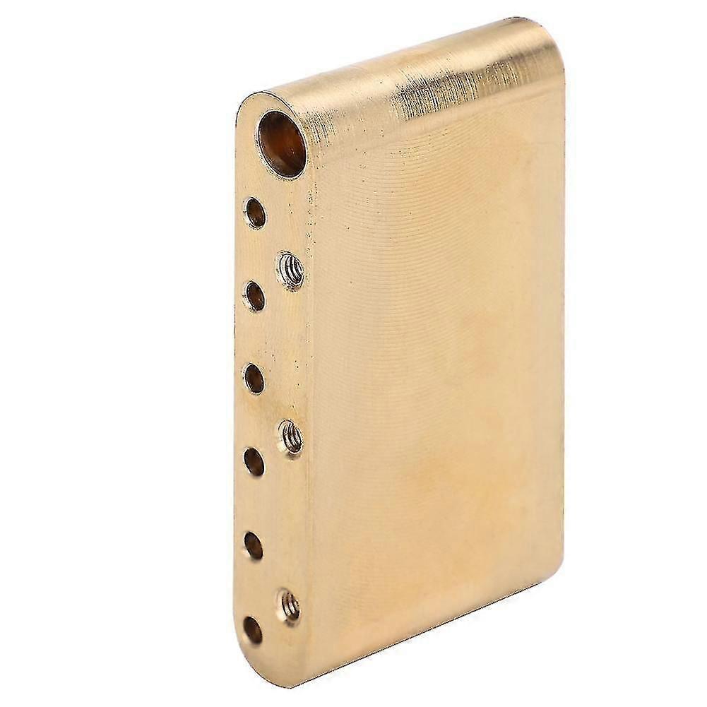 Brass Tremolo Block Single Rock System 74mm Suitable For Fender/sq/cv Guitar Bridge