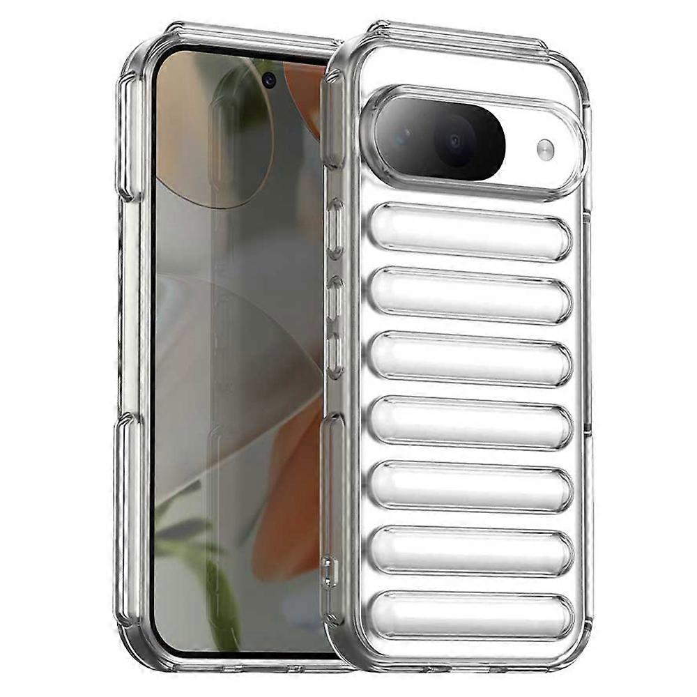 For Google Pixel 9/9 Pro Case Protective TPU Phone Cover-Transparent