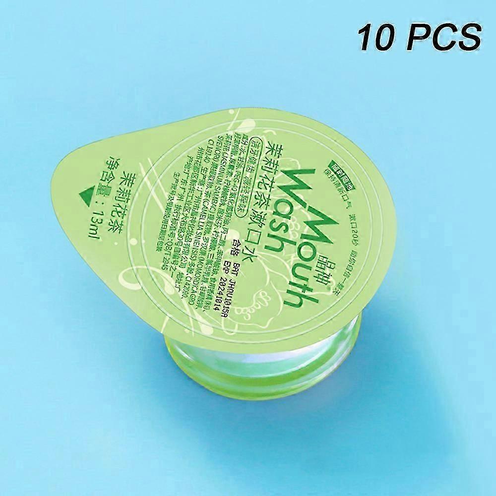 10pcs engangs munnvann gelé kopp munn rengjøring bærbar for reise
