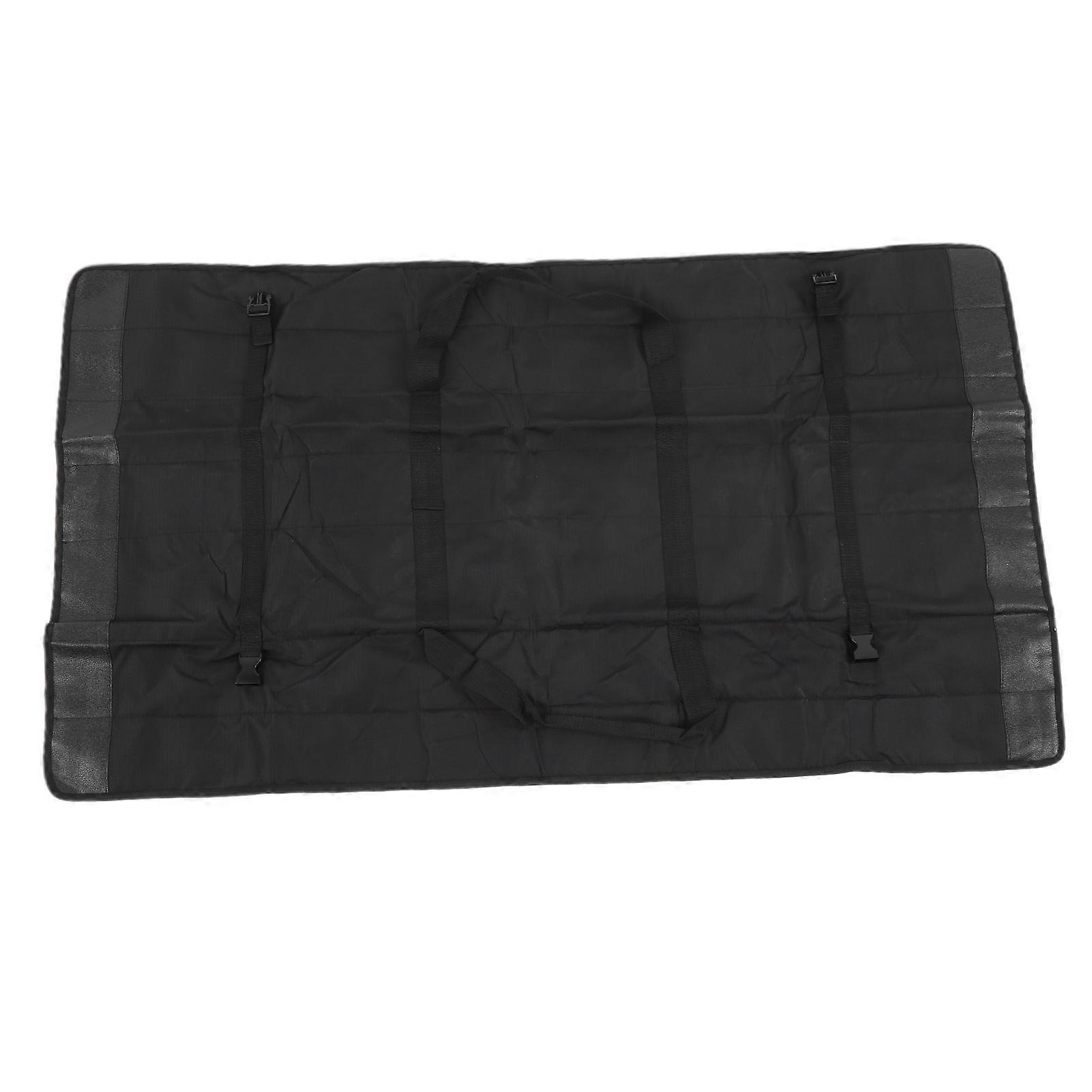 1.3M Fishing Pole Storage Bag Foldable Pole Bag Portable Fishing Rod OrganizerBlack