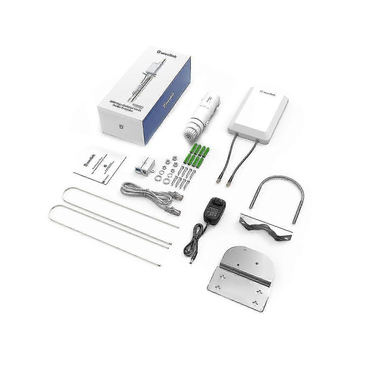 Wireless Outdoor Ap Flat Panel Directional Antenna Waterproof Ap Base Station Poe Eu Plug