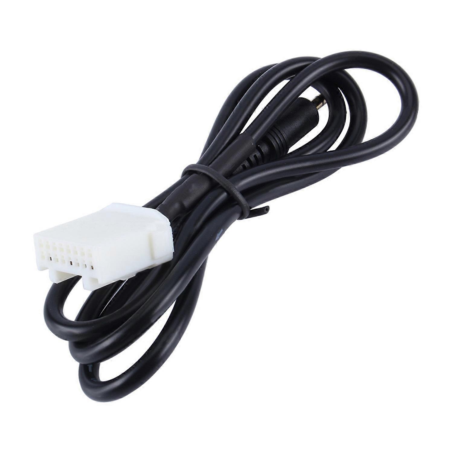 Car 3.5mm AUX Audio CD Interface Adapter Cable For Mazda 2 3 5 6 2006‑2013 High Quality