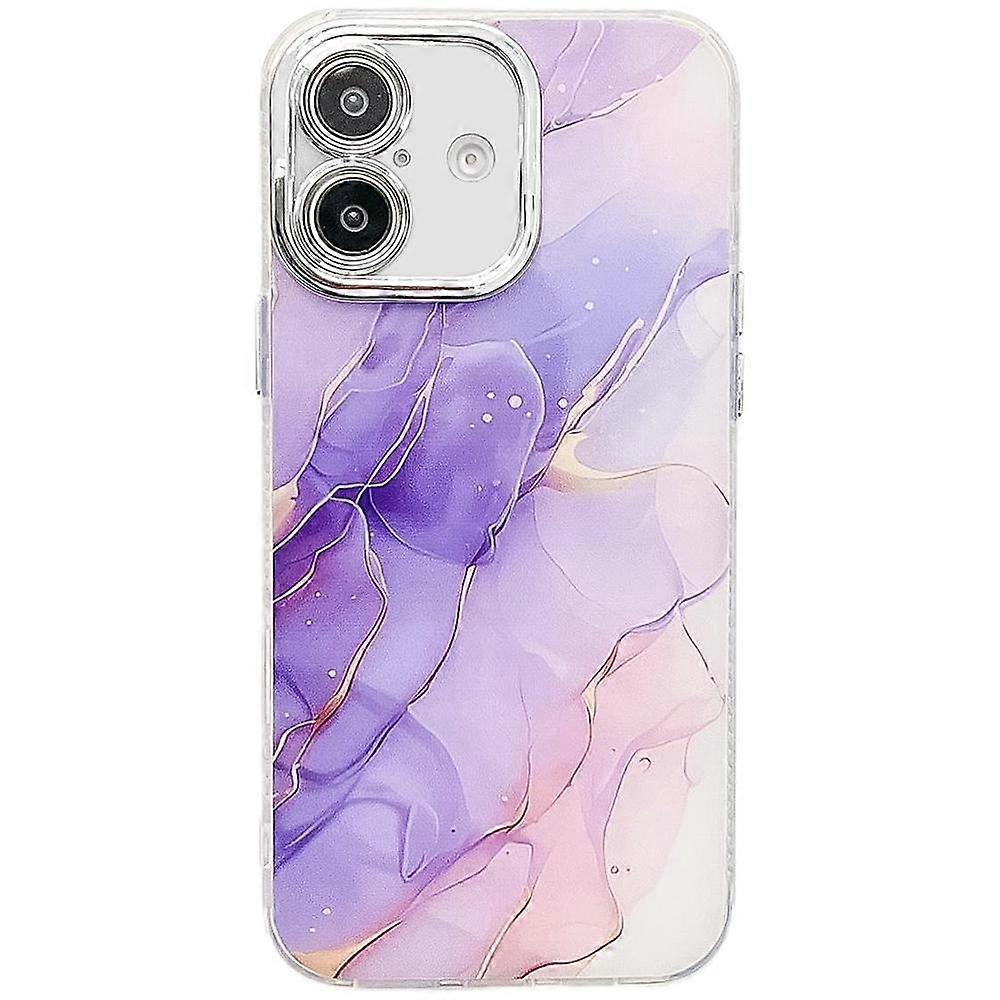 Electroplated Marble Texture Phone Case
