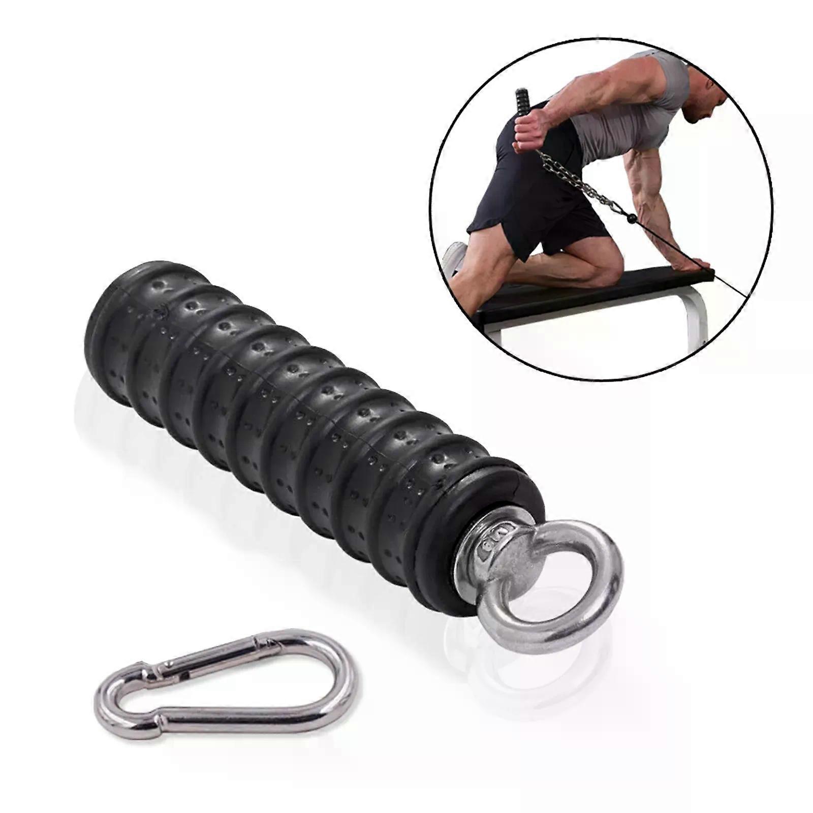 Push Down Single Gym Handle Tricep Strength Pull Up Hand Grips for Cable Machine Attachment Arm Fitness Equipment