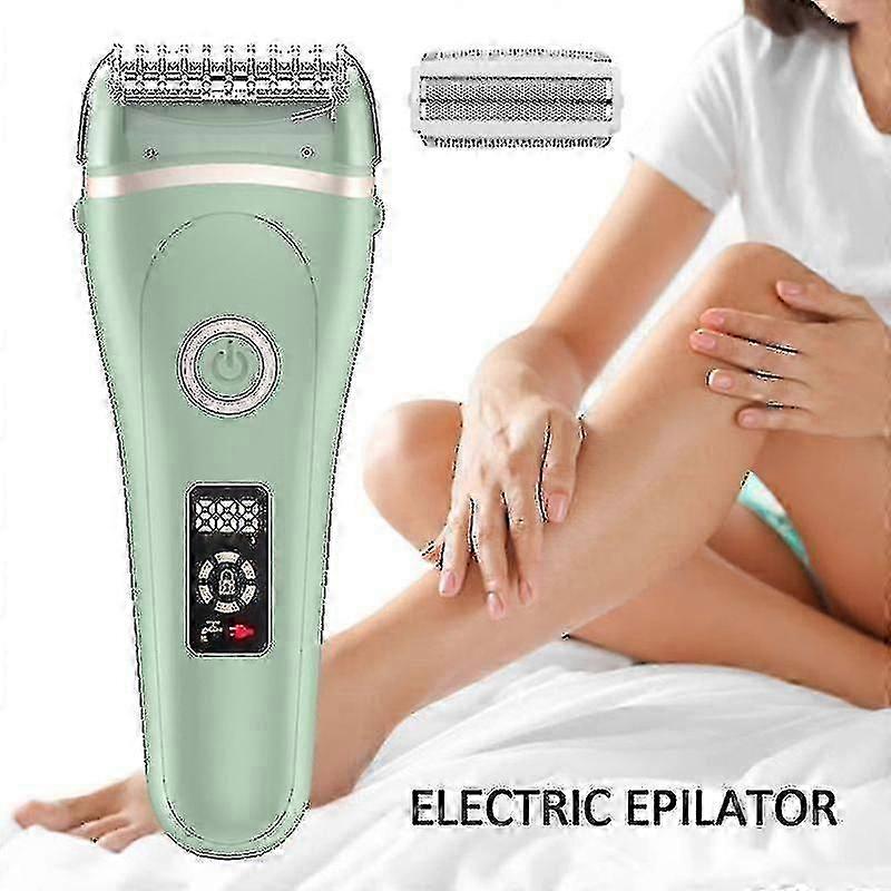 液晶ディスプレイ電気カミソリ無痛女性シェーバー脱毛脱毛器全身用ビキニトリマー