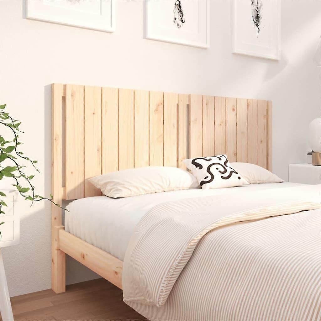 Headboard 165.5x4x100 cm solid pine wood