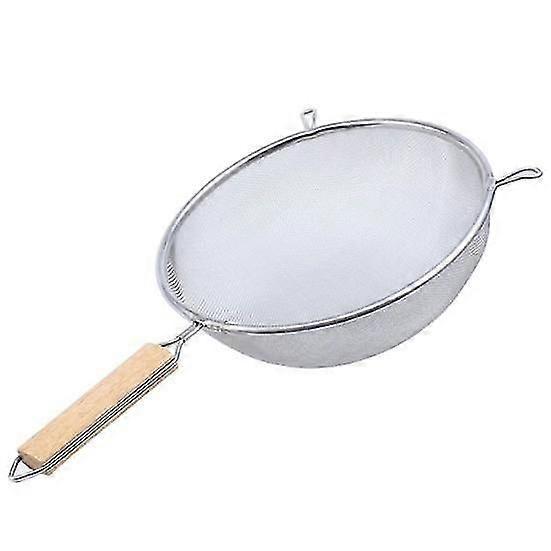 Stainless Steel Mesh Strainer With Mesh Filter Spoon Wire Sieve 20cm