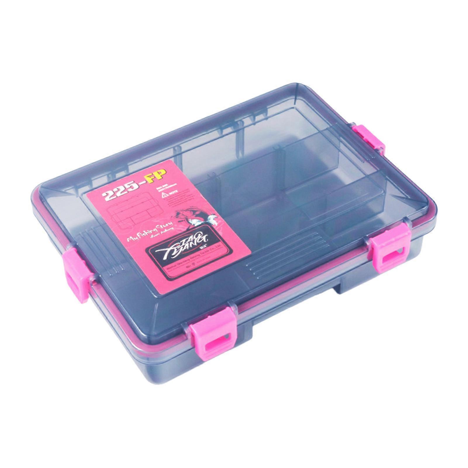 Fishing Tackle Box Bait Storage Case Waterproof Tackle Case with Removable