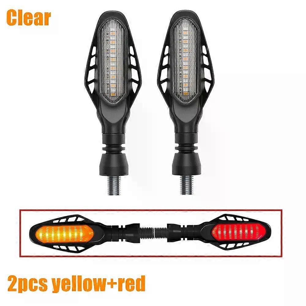 Universal Led Motorcycle Directional Indicators Turn Signals Stop Signal Light Flashing Rear Tail Brake Flasher Light DRL Lamp