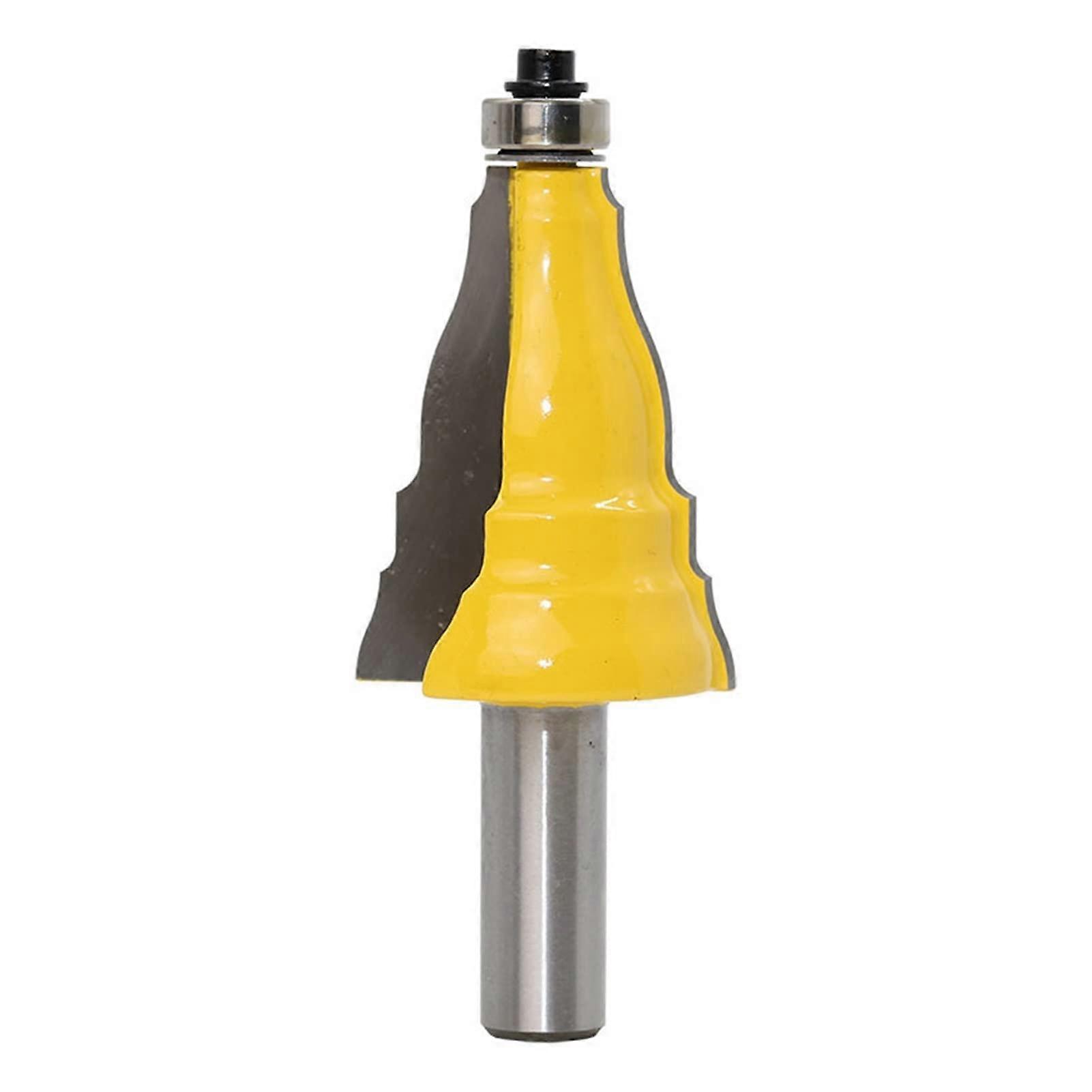Carbide Milling Cutter 12.7mm Shank with Bearing for Woodworking Router Bit Panel Wire Knife Stair Railing Tool