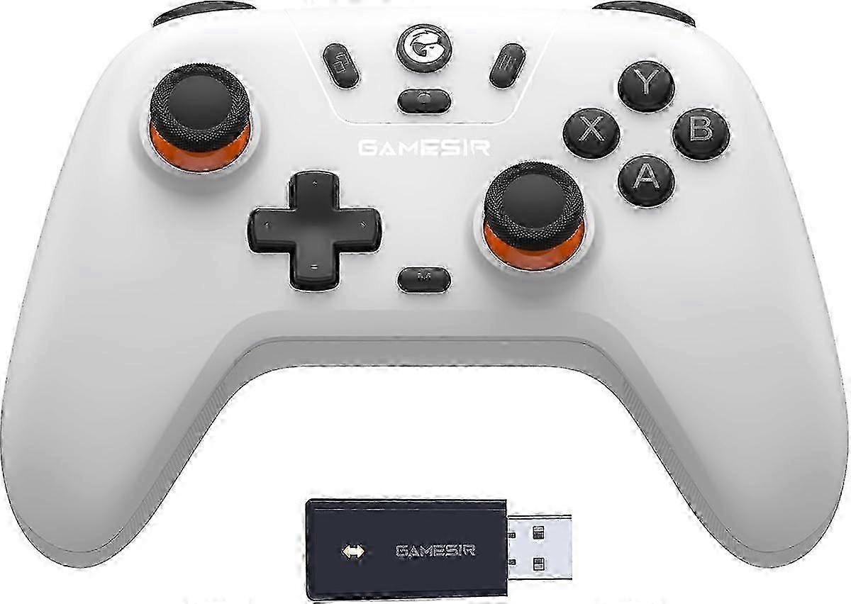 Lite 2.4g Wireless Controller for Windows PC, iPhone, Android, Switch & Steam Deck, Bluetooth Controller Gamepad with Hall Effect Trigger,Turbo,Rumble