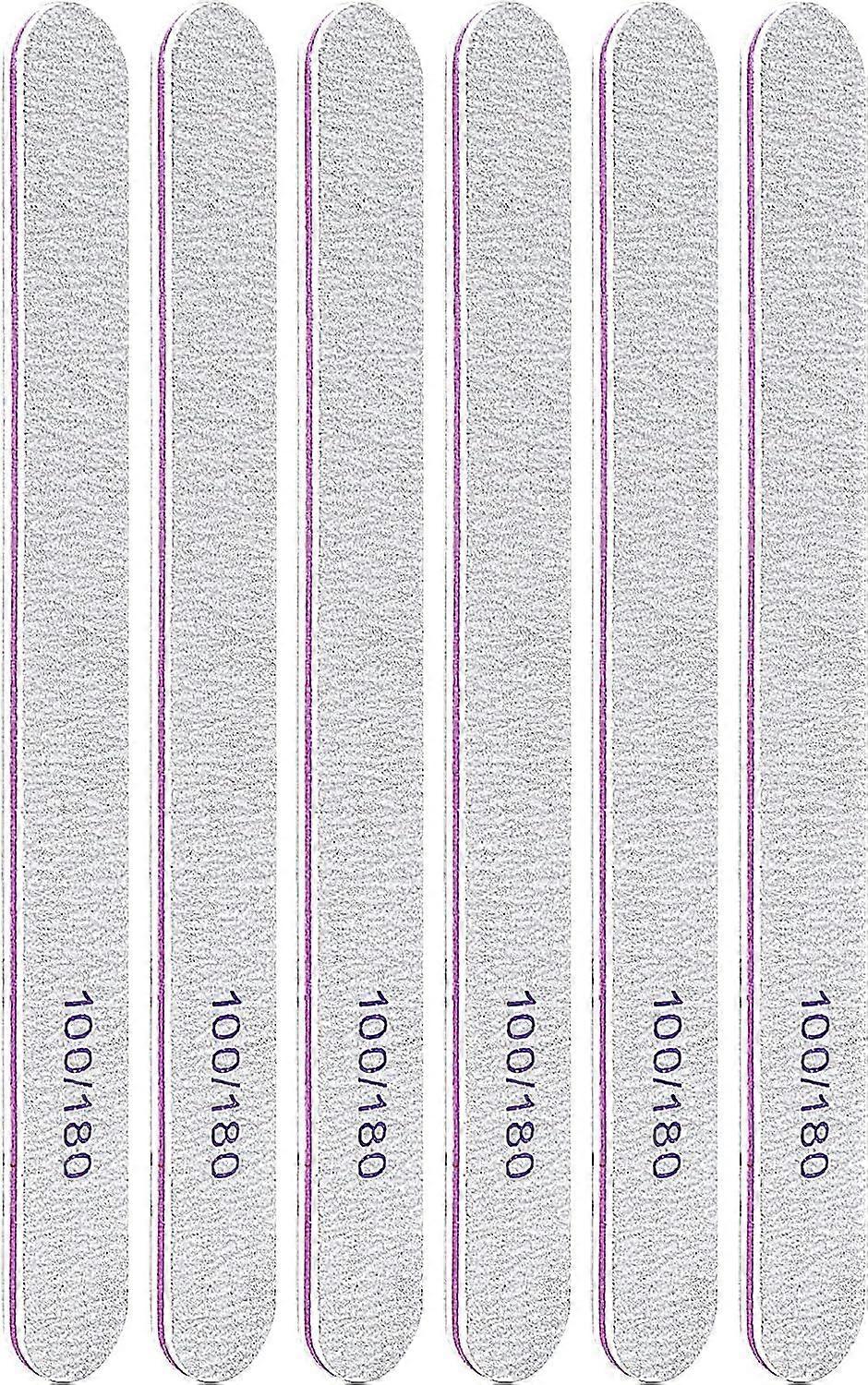 25 Pack Professional Nail Files (Grey)