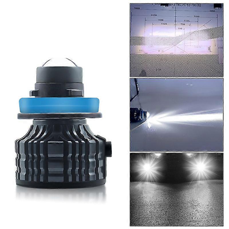 Laser Lens 50W H7 Led Headlight Bulb H11 Led Headlamp H8 H9 9005 HB3 9006 HB4 2500K 3000K 6000K Turbo Fog Light For Car 12V