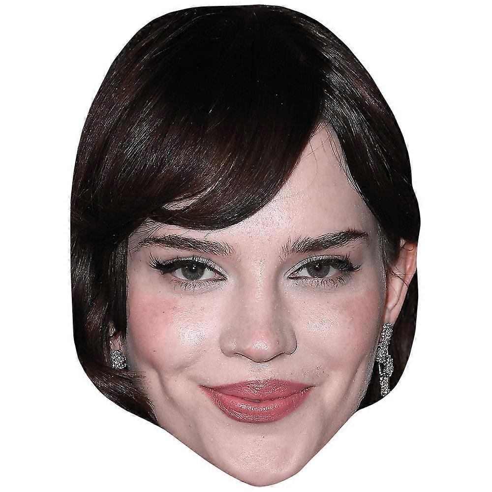 Sophie Thatcher (Smile) Celebrity Mask, Flat Card Face