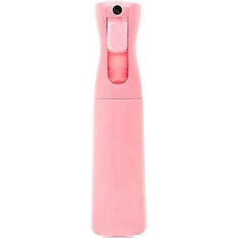 Hair Spray Bottle, Continuous Water Mister Bottle Empty, Aerosol Fine Mist Curly 10.2oz/300ml (Pink)