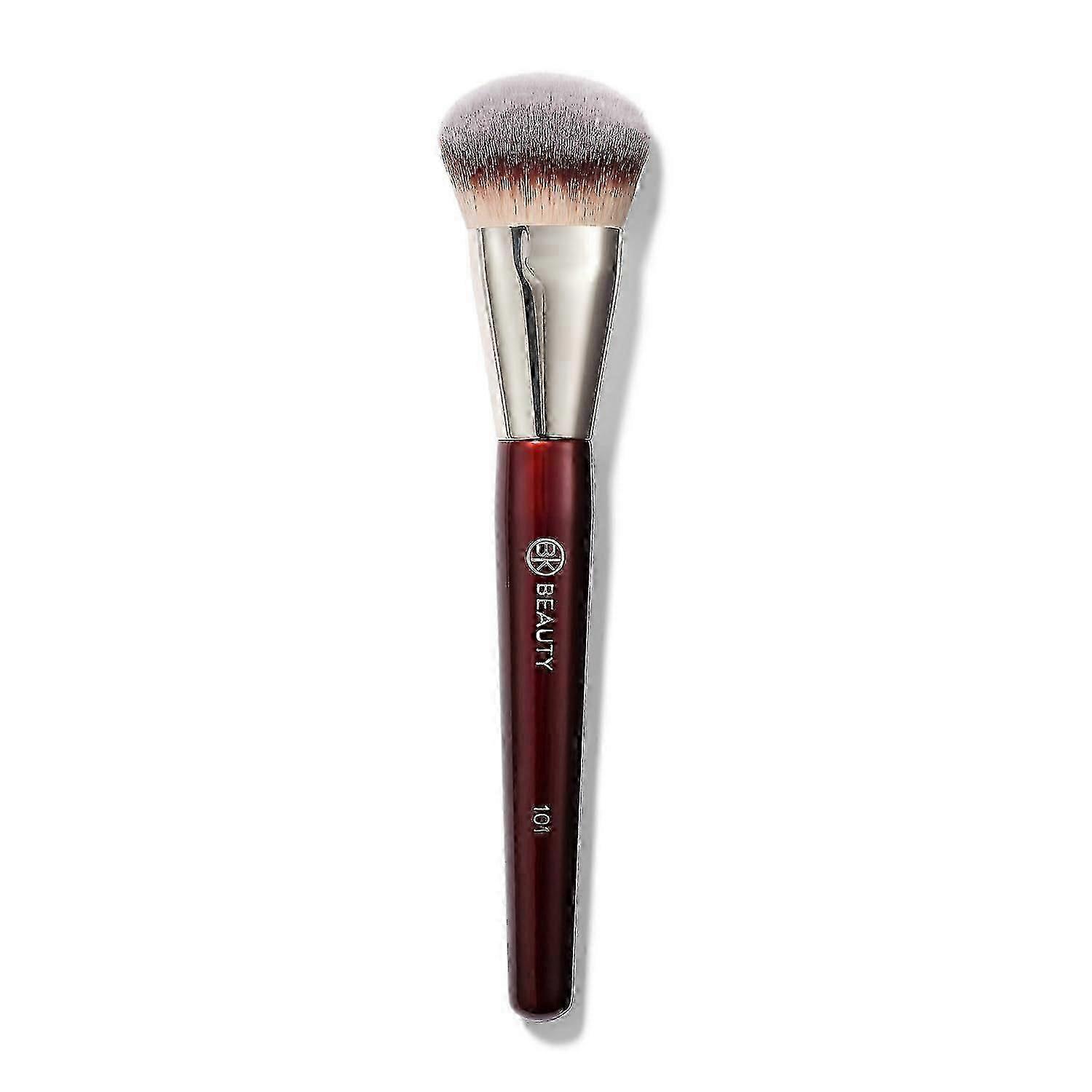 BK BEAUTY BRUSHES - 101 ΑΝΑΤΟΜΙΚΌ ΠΙΝΈΛΟ FOUNDATION - Ανατομικό πινέλο Foundation - Πινέλα μακιγιάζ Foundation - Βούρτσα προσώπου για υγρό ή κρέμα Foundatio