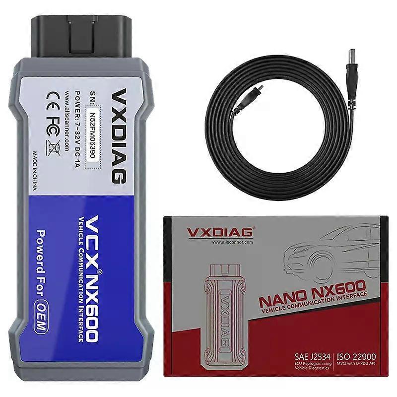 VXDIAG NANO NX600Pro for GM USB WiFi Code Reader Car OBD2 Diagnostic Tool J2534 Programming ECU Coding for Opel Buick Chevrolet