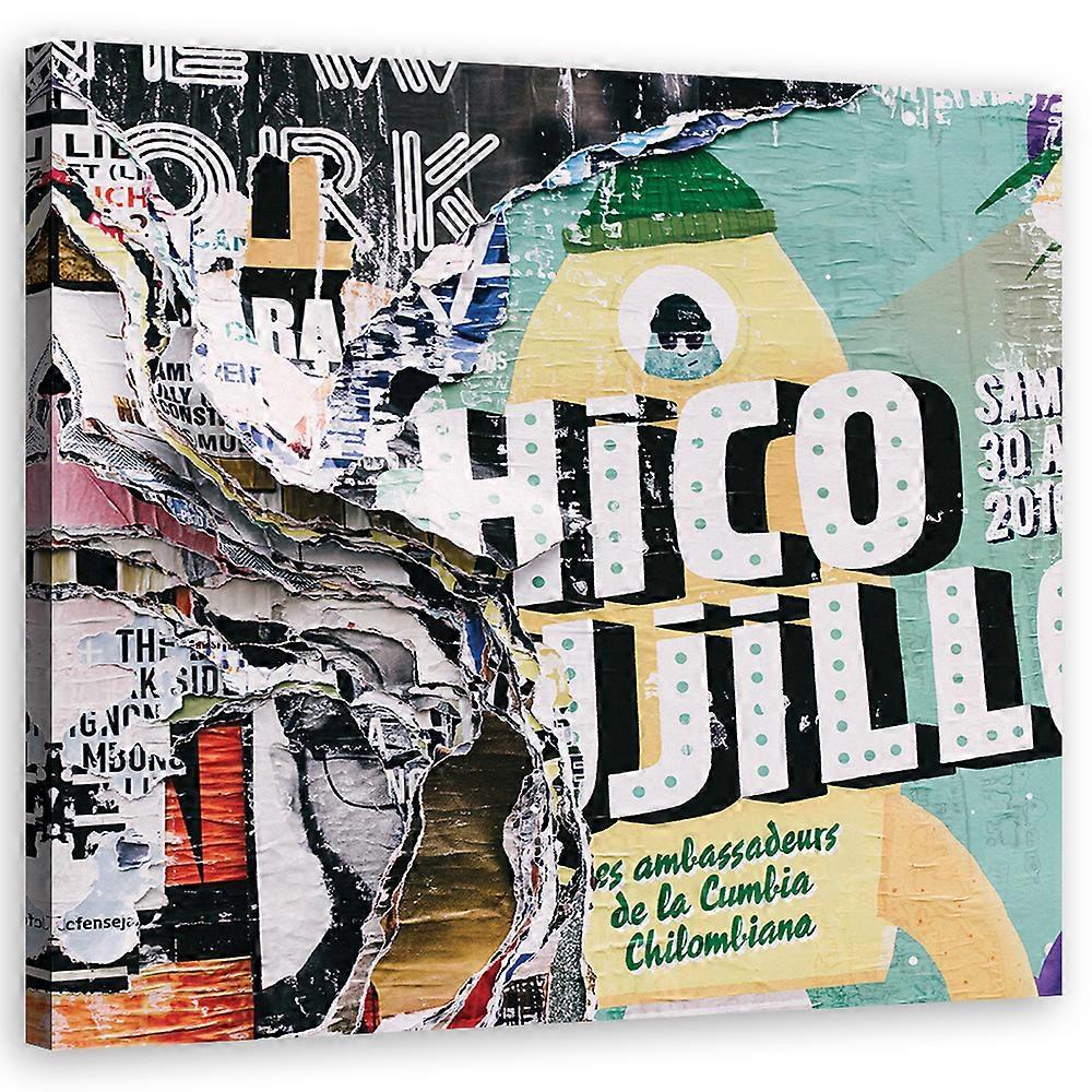 Imprimare pe pânză, Abstracțiuni - Colorat - 30x30