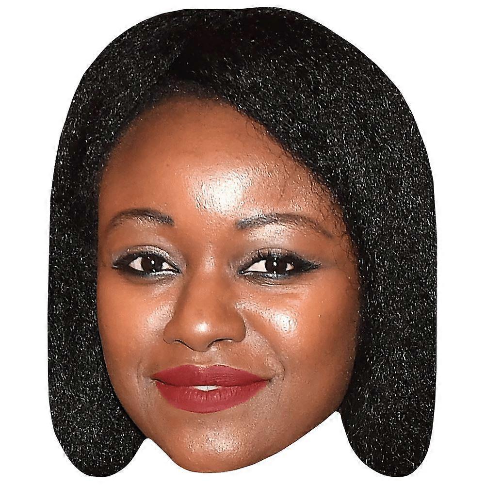 Babetida Sadjo (Smile) Celebrity Mask, Flat Card Face