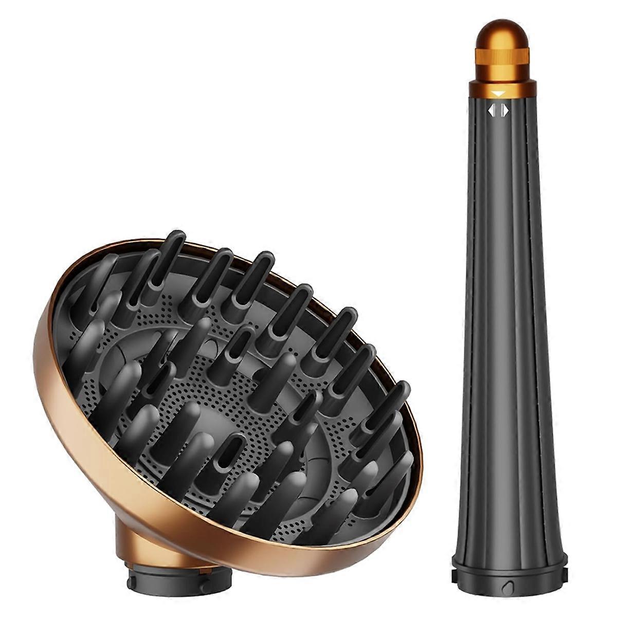 20MM-36MM Long Barrels Attachment and Diffuser Attachment for , for Professional Barrels Curl and W