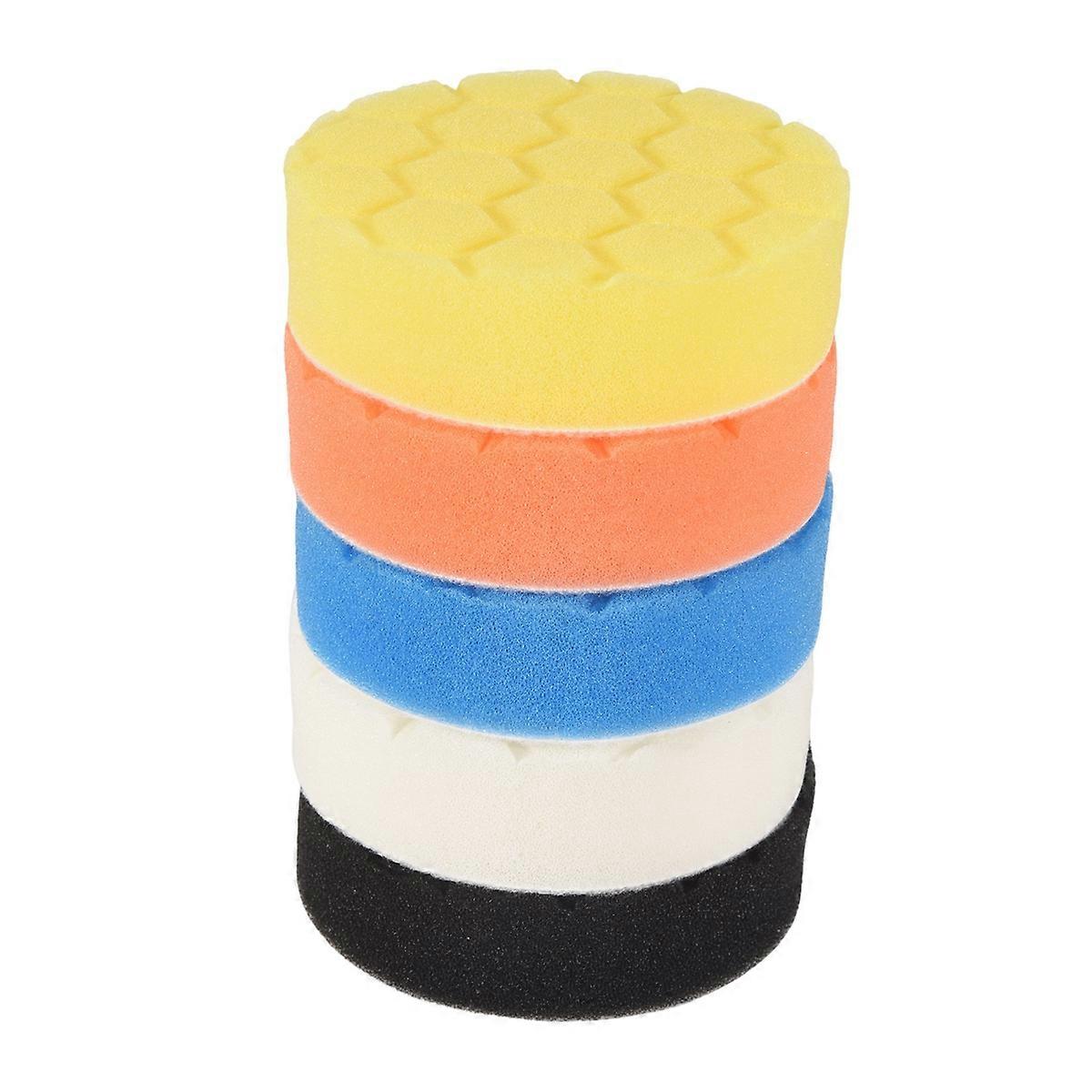 5Pcs 3 Inch Polishing Pads Buffing Sponge Pads Kit for Car Buffer