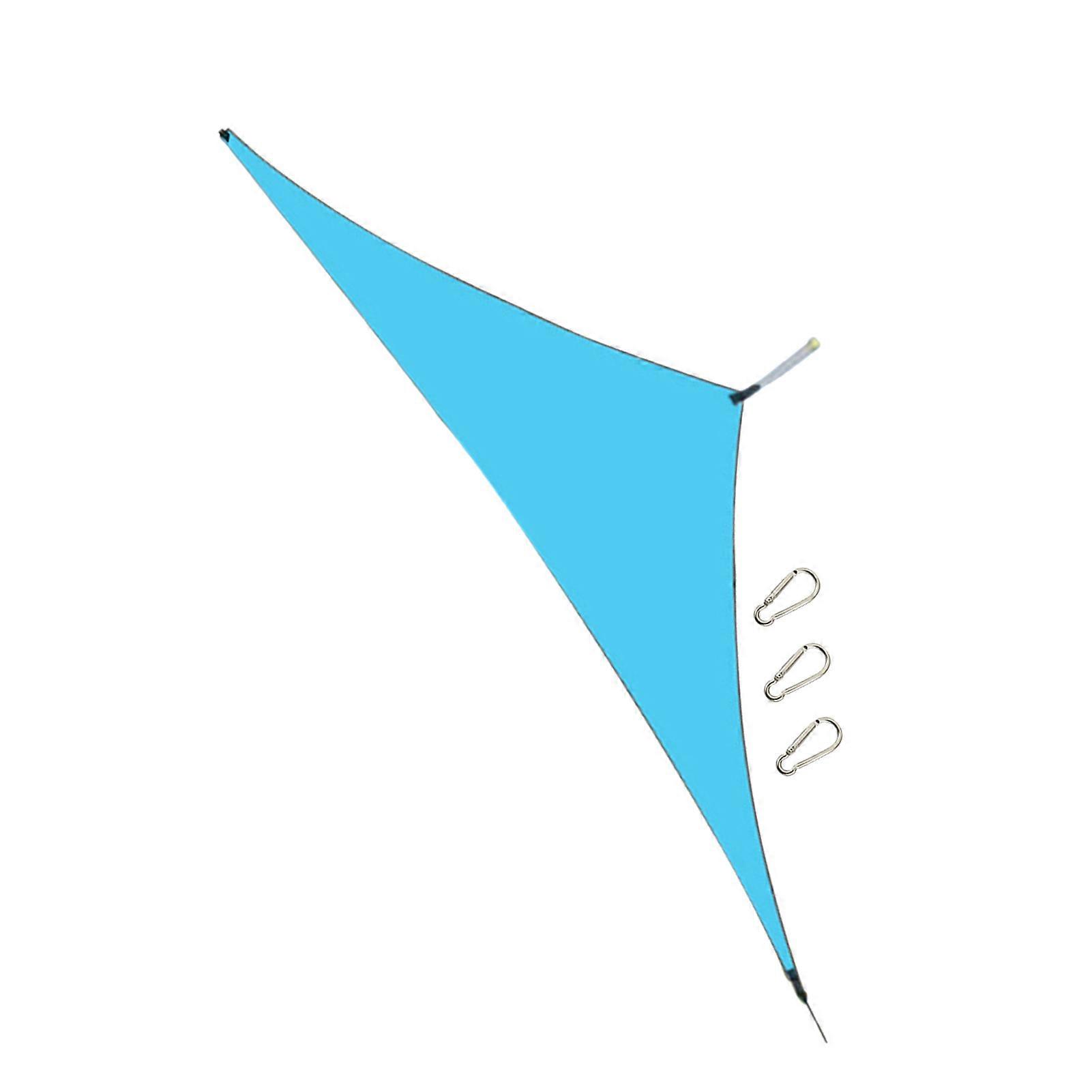 13ft Triangle Sun Shade Sail Canopy Waterproof 210T Polyester