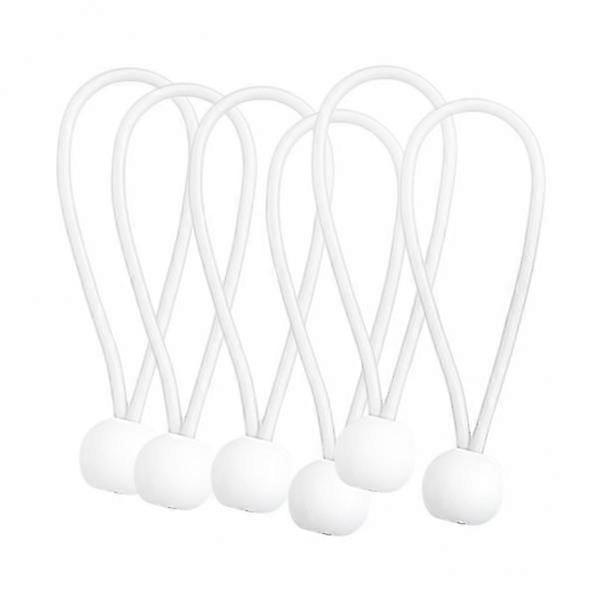4x 6 Set Professional Cord Ball, Tie Down Loop Fix Rope for Camping Tents Tarp,