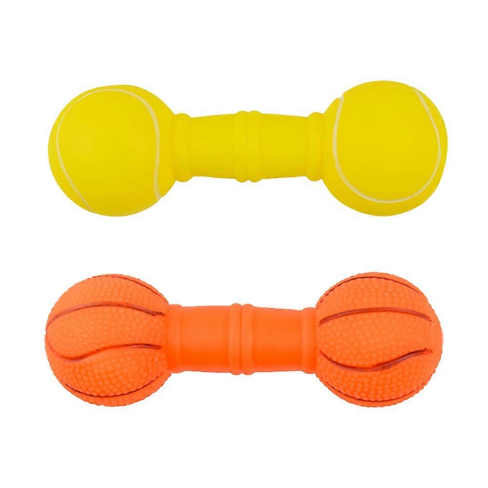 It sounds like you're describing a product listing for dog chew toys. Here's a polished and professional version of that description that you could