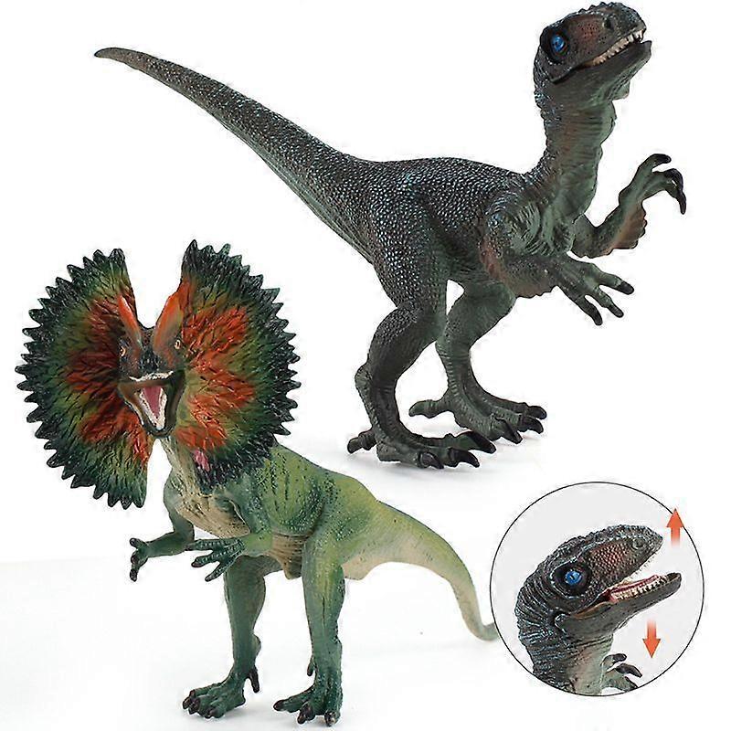 Realistic Dinosaur Model Lifelike Dilophosaurus Action Figures Model Toys Gifts