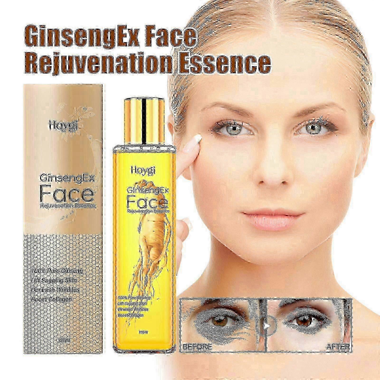 GinsengEx Face Rejuvenation Essence, Firming Brightening Hydrating And Anti-wrinkle Serum