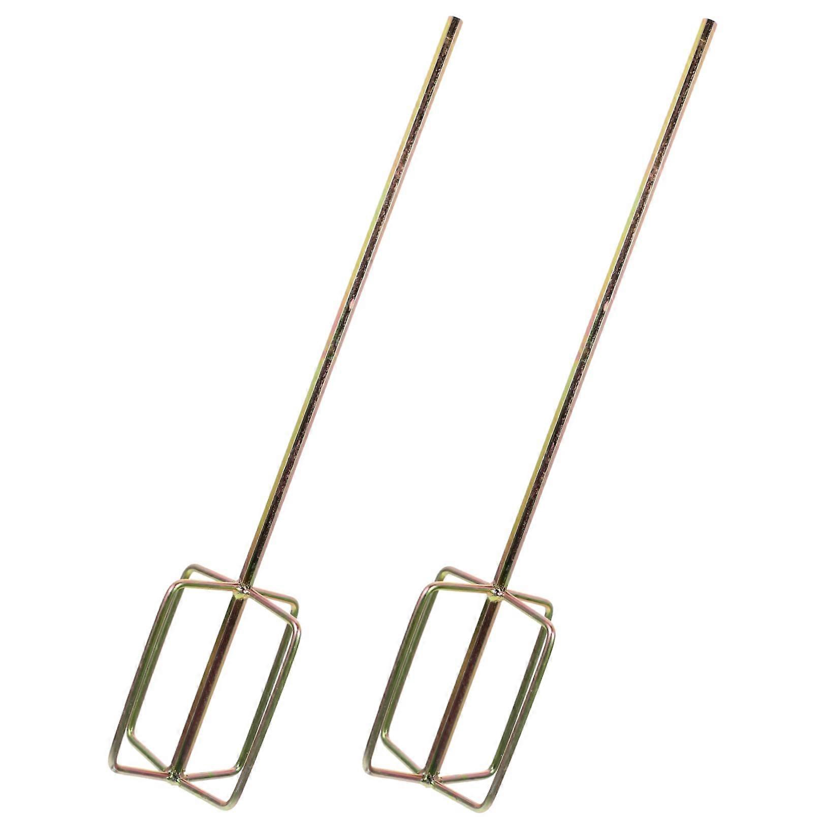 2 x Stirring Rod Hand Blender in Hand Mixing Rods Made of Alloy