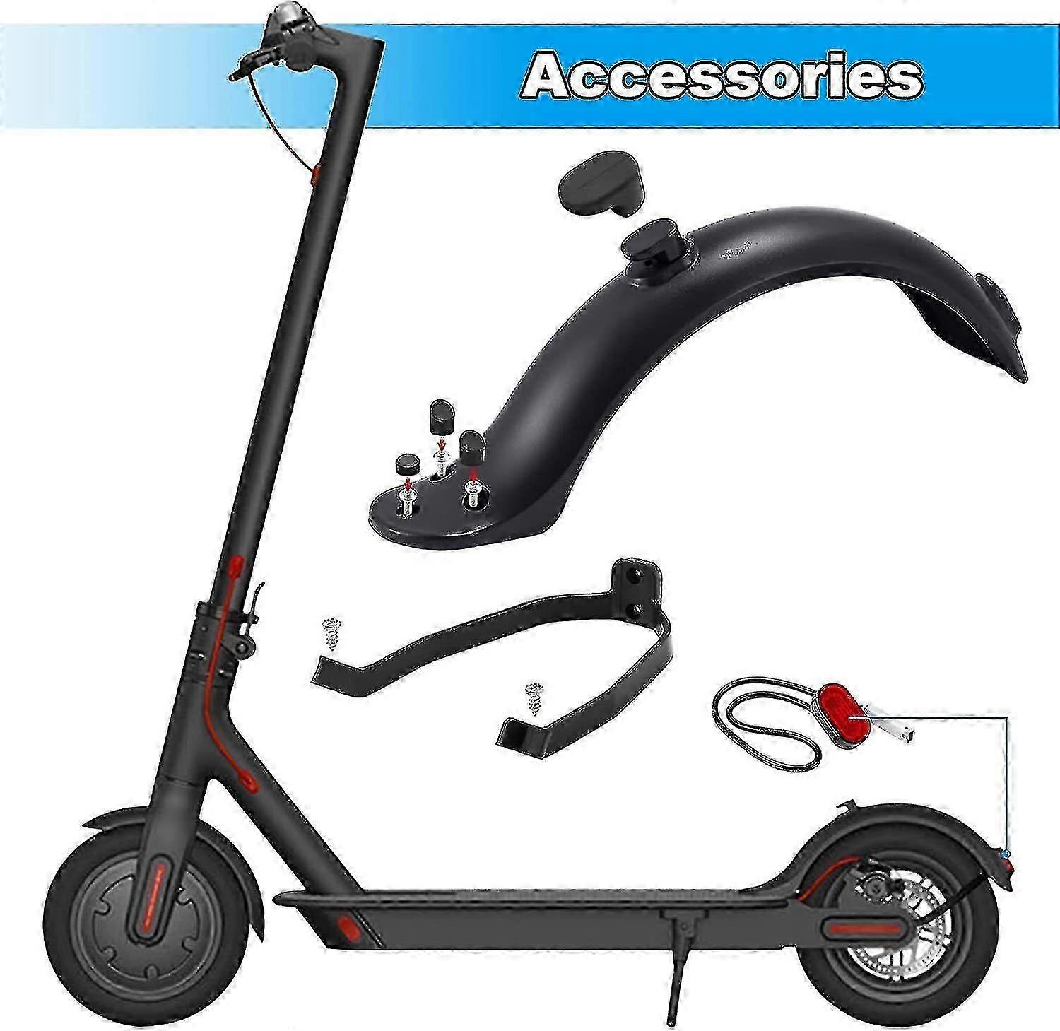 适用于小米/aovo M365 Pro电动滑板车挡泥板后支撑套件套装