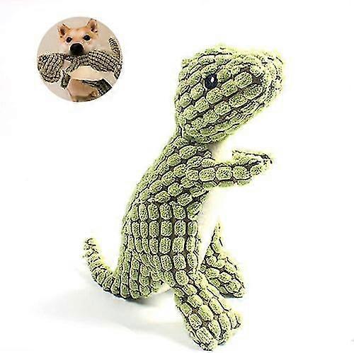 Indestructible Robust Dino Dog Toys, Interactive Squeaky Dog Toys For Aggressive Chewers