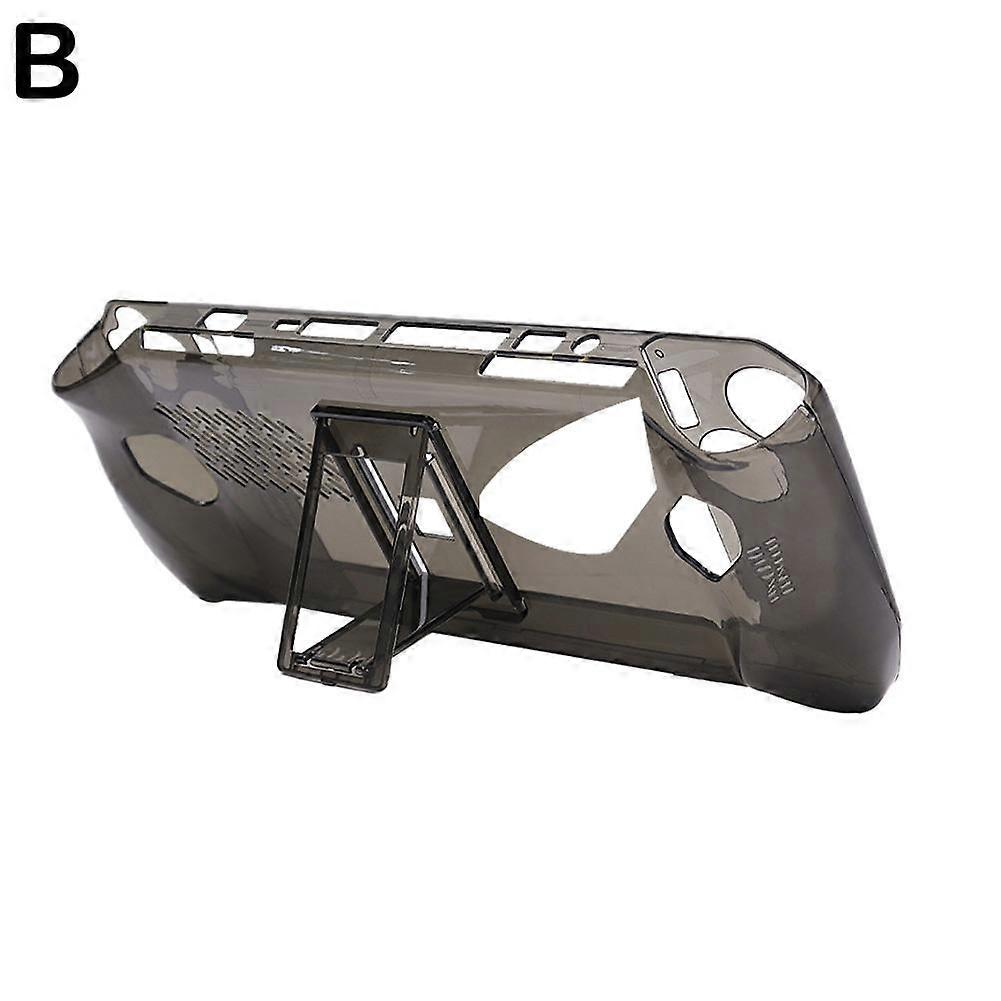 Transparent black (B) $ Applicable to ASUS ROG ALLY handheld protective case Transparent PC crystal protective case For rog ally TPU protective case