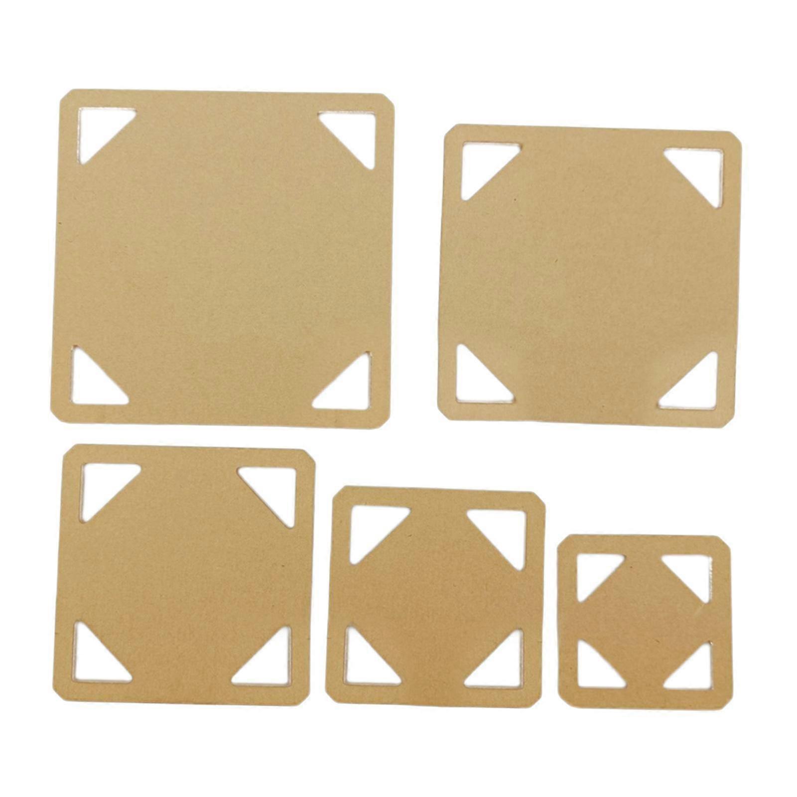 5PcsAcrylic Stencil Template, Handmade Quilt Templates Patchwork Quilter