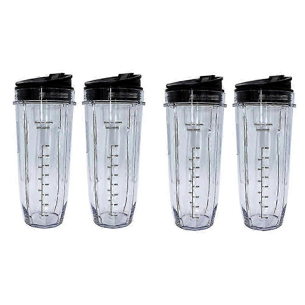 32-Ounce Cup with Sealed Lid for Nutri Ninja 1000W & Dual Blender