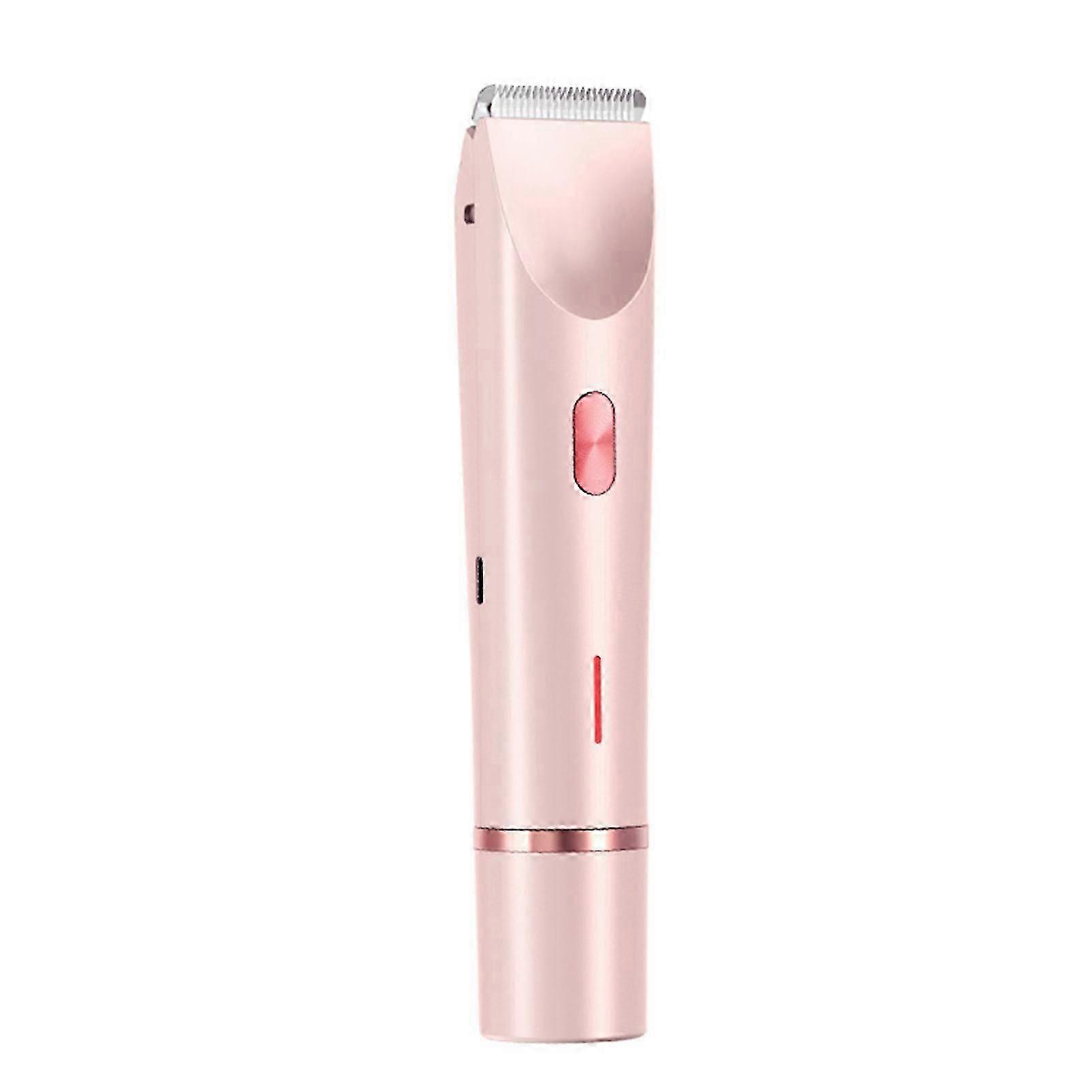 Bikini Epilator for Women Dual Head Precise Hair Trimmer for Private Areas Painless Trimming Machine