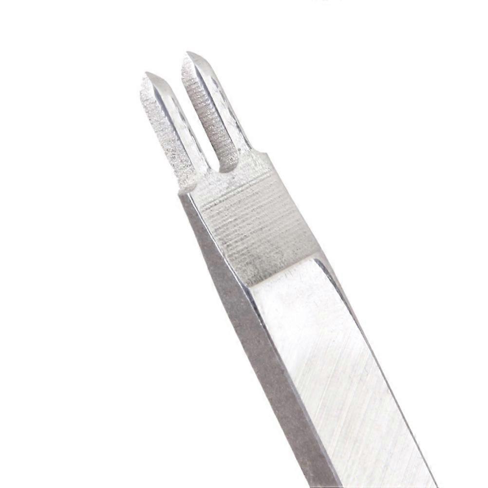 Leatherworking Tools Hole Punch Tool Set Kit For Leather Crafting Silver 4mm Diy Prong Diamond 4Pcs