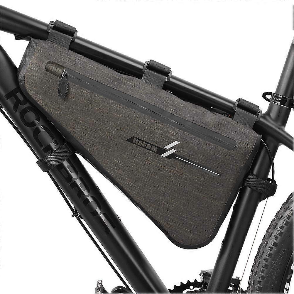 Bicycle Triangle Bag Waterproof Frame Holder for Phone and Accessories, Adjustable Size, Lightweight Design