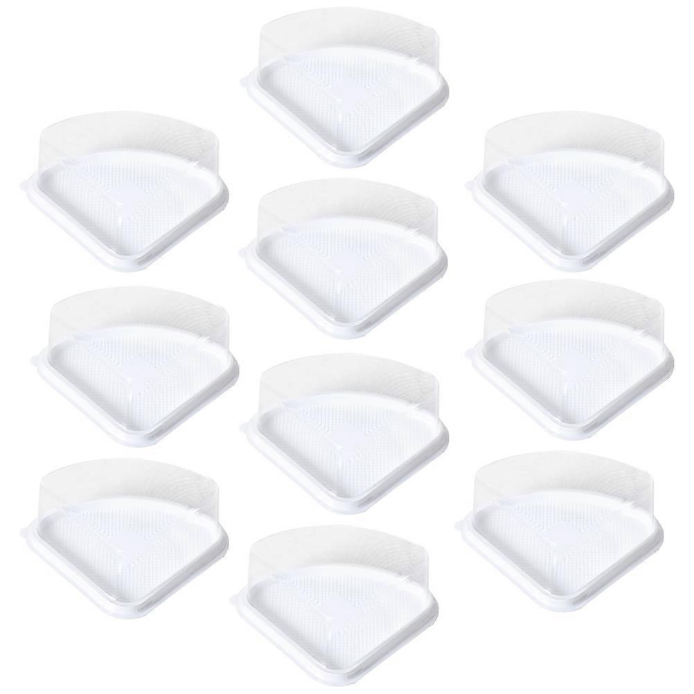 Mini Cake Boxes Small Food Packaging Boxes For Banquets Triangle Shape 50Pcs