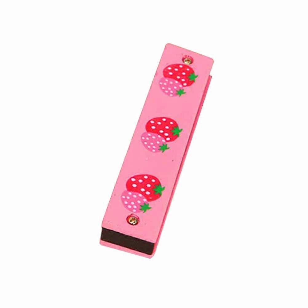 Small Instrument Diatonic Harmonica For Kids And Students Random Color Wooden 14 X 5 X 3 Cm 1Pc