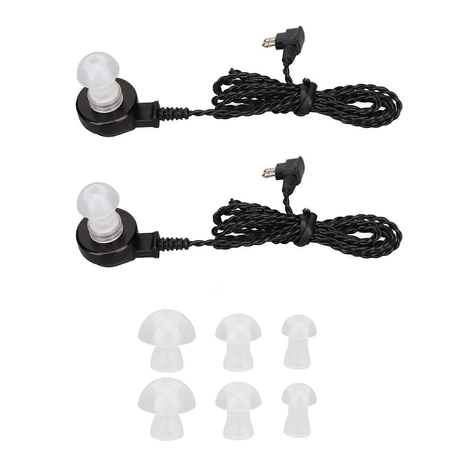 2025 Latest Model Hearing Device 2 Pin Cable Wire Sound Hearing Device Receive...