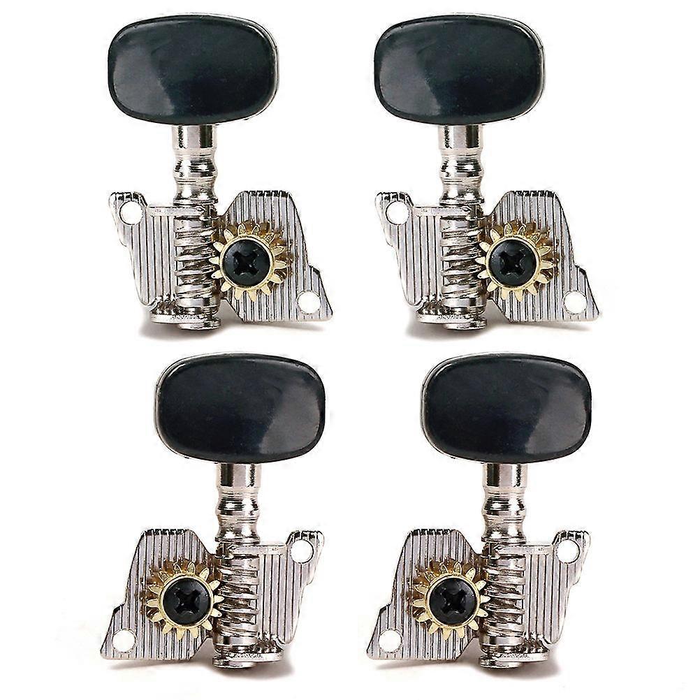4pcs Guitar Tuning Pegs for String Alignment RL Configuration Durable Tuners for Easy Replacement and Improved Sound Quality Silver Finish