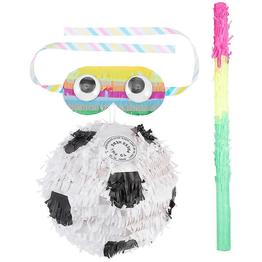Soccer Party Decorations Soccer Pinata For Theme Party Round Shape Paper Material Party Entertainment 1 Set
