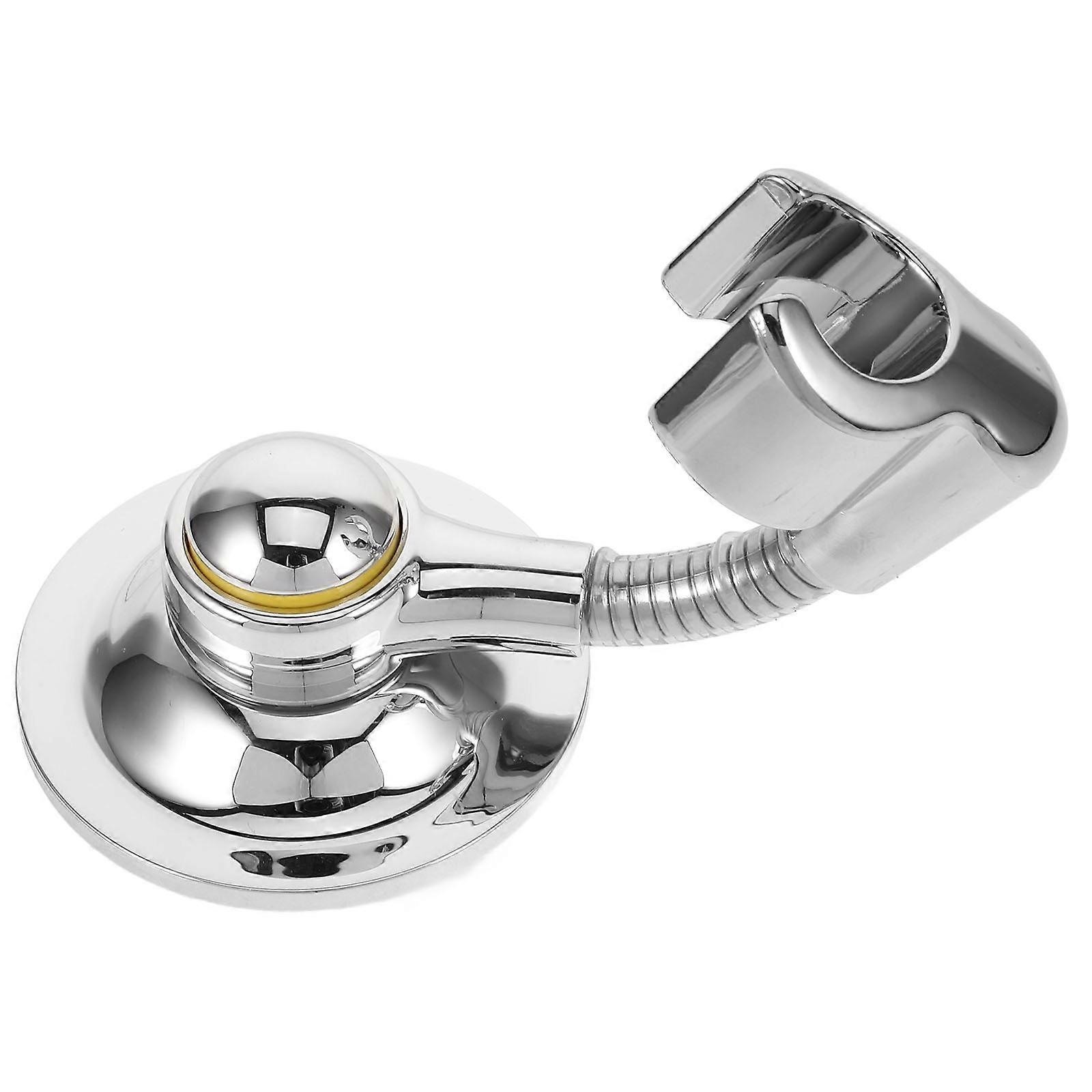 Hand Held Shower Mount Adjustable Angle Bath Sprinkler Base ABS Material Rectangular Shape Classic Style 1Set